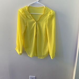 Yellow Blouse Top